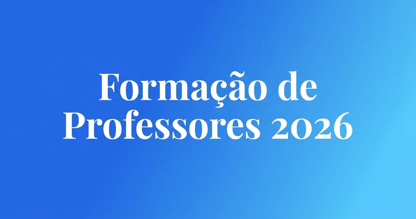 Formação de Professores Formação de Professores